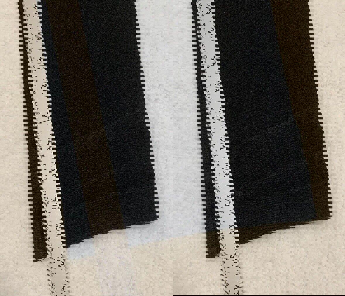 Pantalones chinos Lauren Ralph Lauren para mujer, talla 8, pierna recta, negros