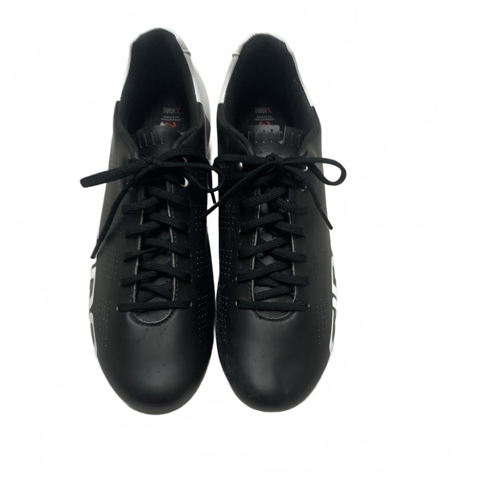 Zapatillas de ciclismo Giro Sport para hombre, talla 12 (EE. UU.), color negro y blanco, para bicicleta de carretera SPD, sin clip