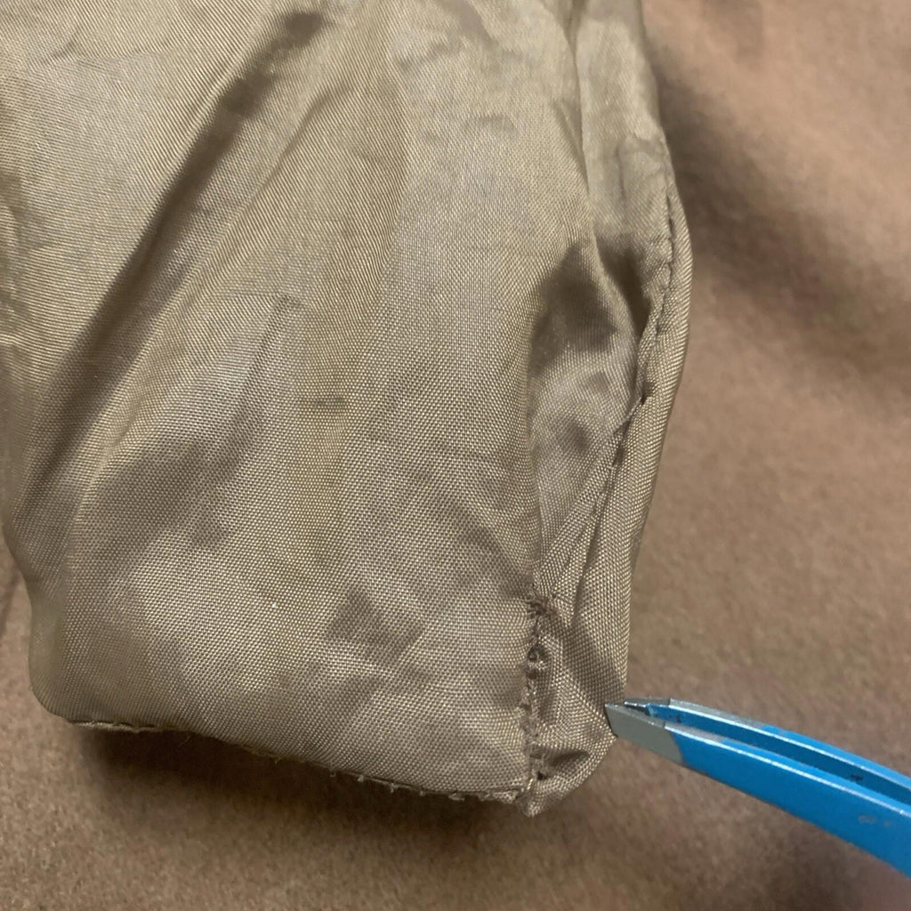 Cartonnier Wool Blazer Coat Women’s Small Brown Oversized Boyfriend 3/4 Sleeve