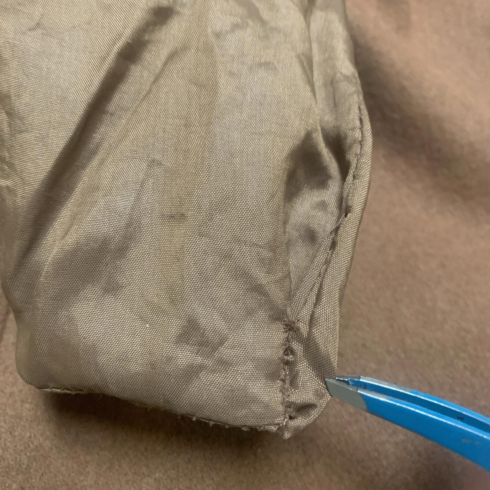 Cartonnier Wool Blazer Coat Women’s Small Brown Oversized Boyfriend 3/4 Sleeve