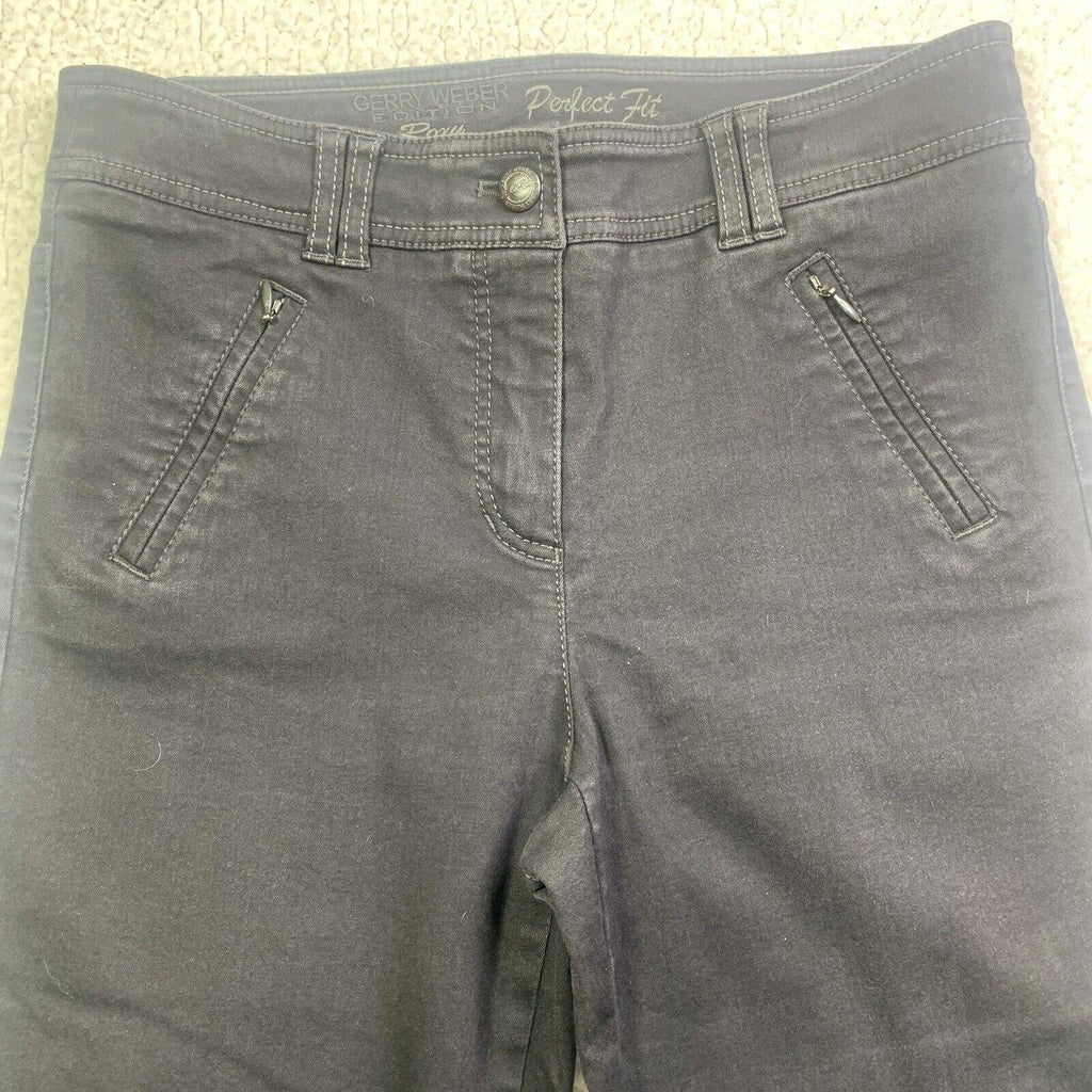 Gerry Weber Roxy Girl's Jeans Size US/C 8 Black Fit Skinny