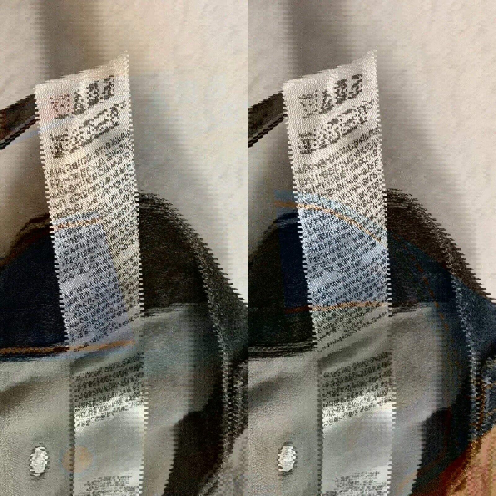 Vaqueros Levi's 569 Loose Straight Leg para hombre, talla 40x30, azul oscuro