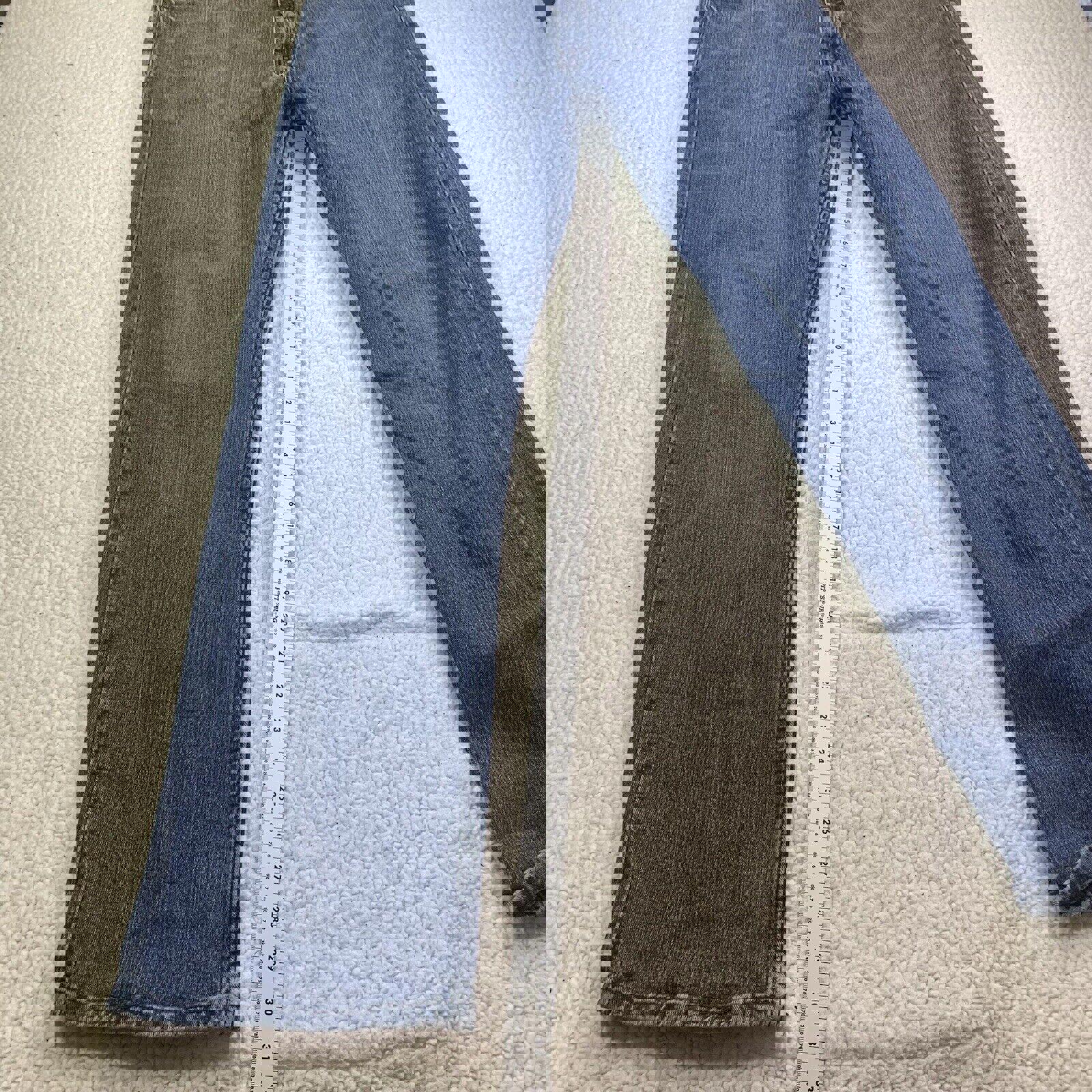 Nautica Jeans para hombre, talla W38 32L, corte relajado, azul elástico