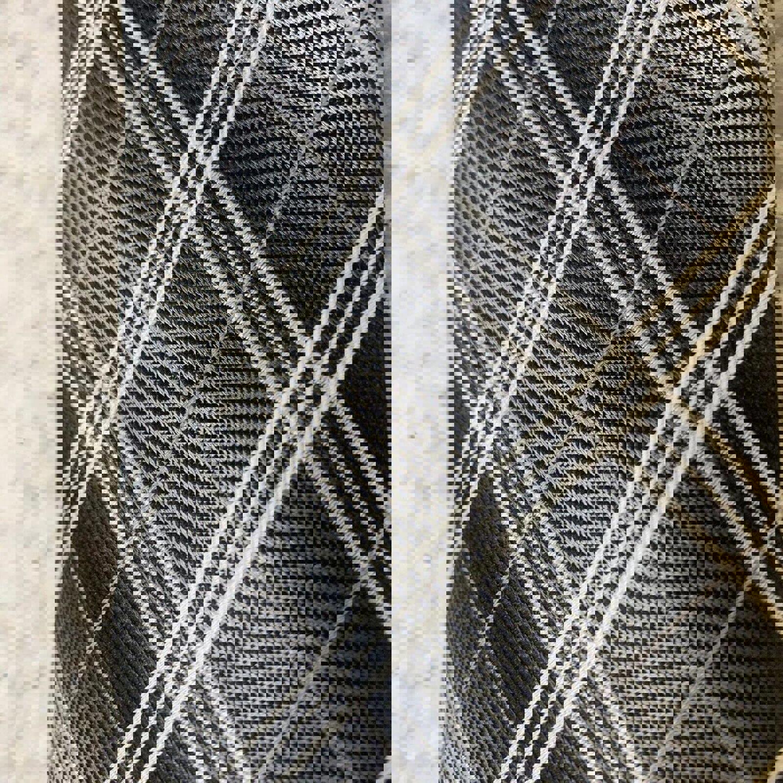 Valerio Garati Men's Plaid Tie Grey Black White