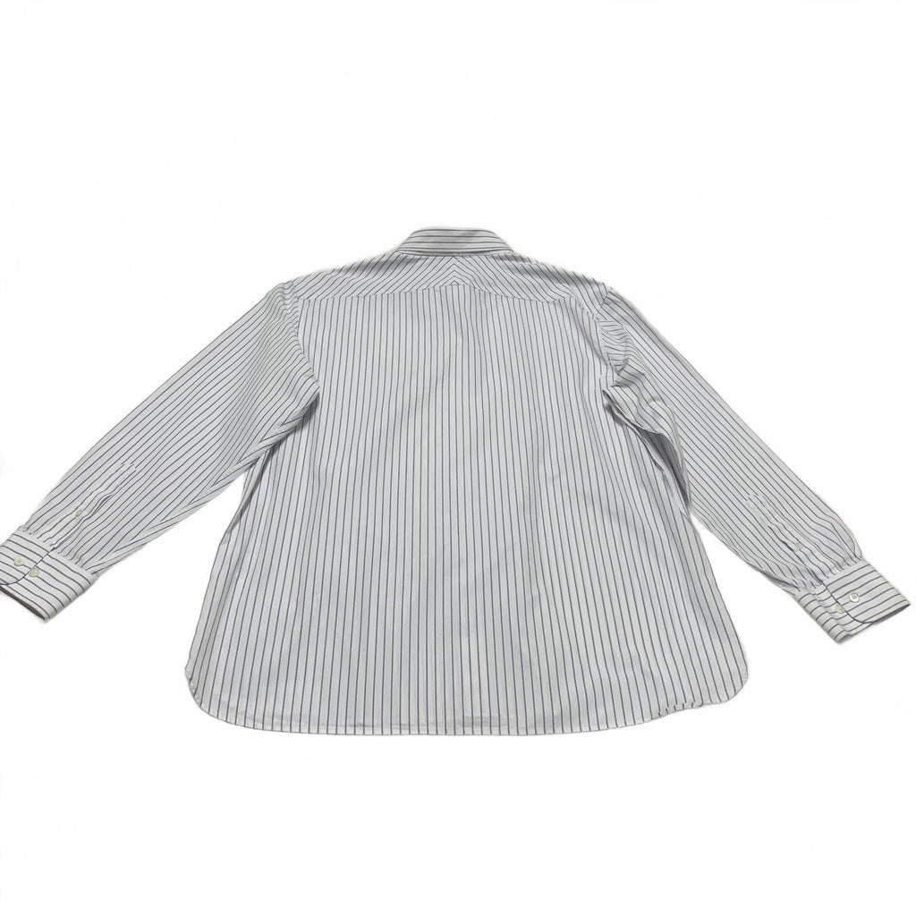 Camisa Banana Republic de rayas blancas y azules, ajustada, talla XL para hombre