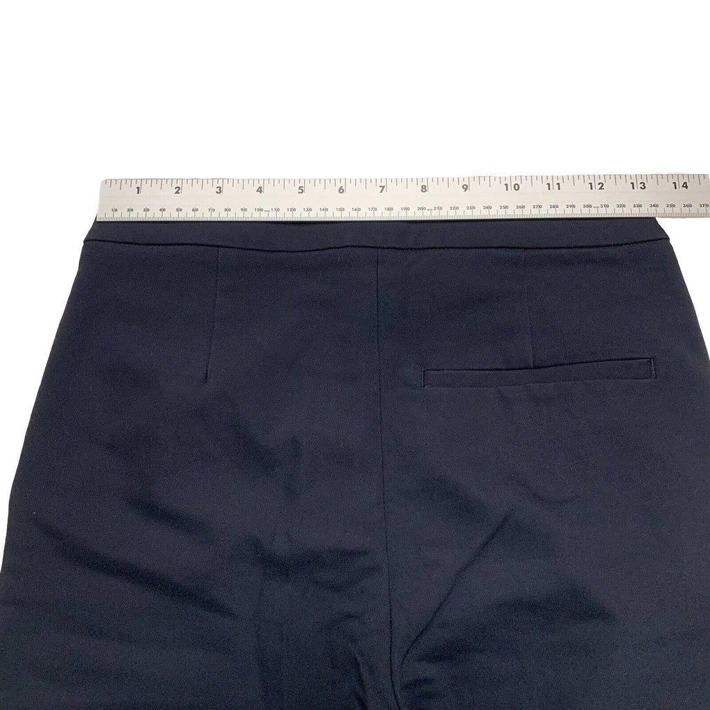 Pantalones de vestir Zara para mujer, talla 4, azul marino oscuro, pierna recta