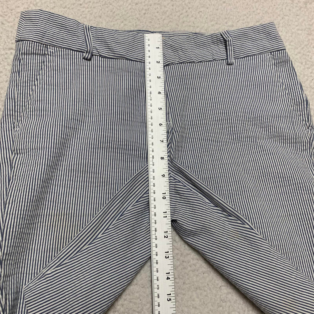 Bermudas elásticas a rayas VTG Lila Rose para mujer, talla 10, ancho 32