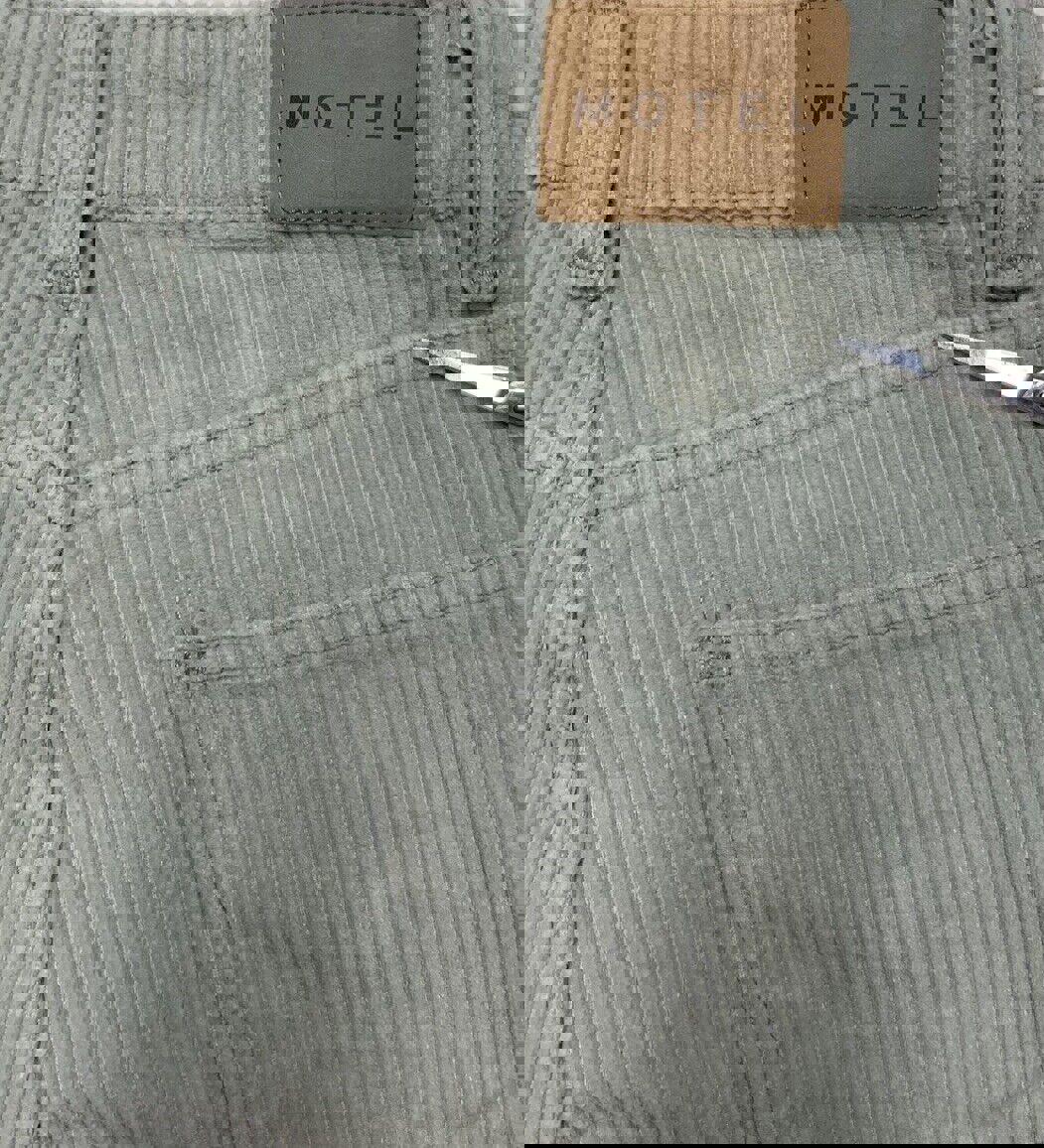 Pantalones de pana Motel para mujer, talla XS, verde menta, pierna ancha, ligeros