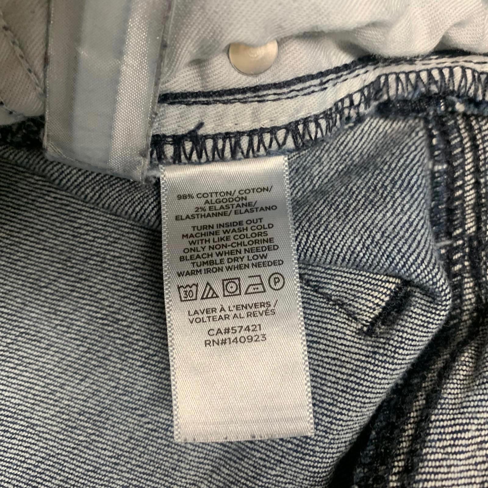 Vaqueros acampanados Curvy Kicks de mezclilla azul oscuro para mujer, talla 30/10, tiro alto 30 x 25