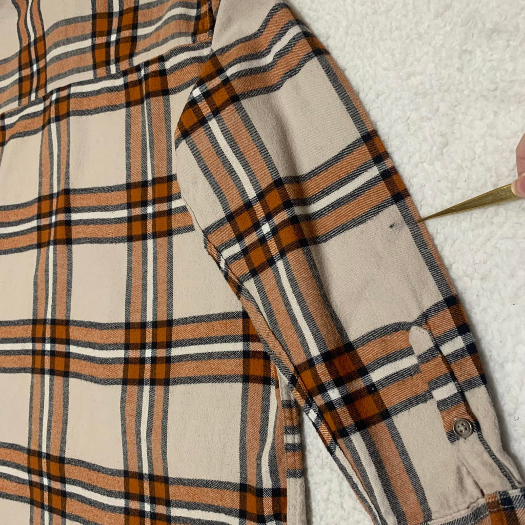 Camisa informal de manga larga a cuadros de Universal Thread para hombre, talla mediana