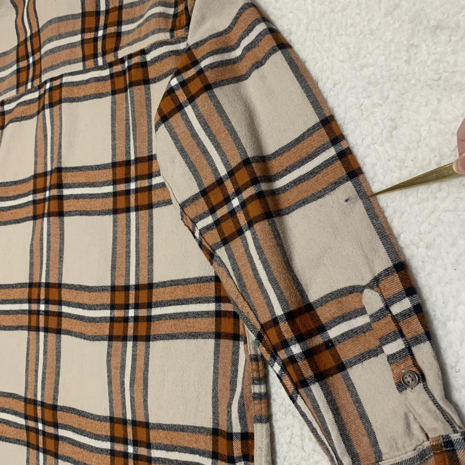 Camisa informal de manga larga a cuadros de Universal Thread para hombre, talla mediana