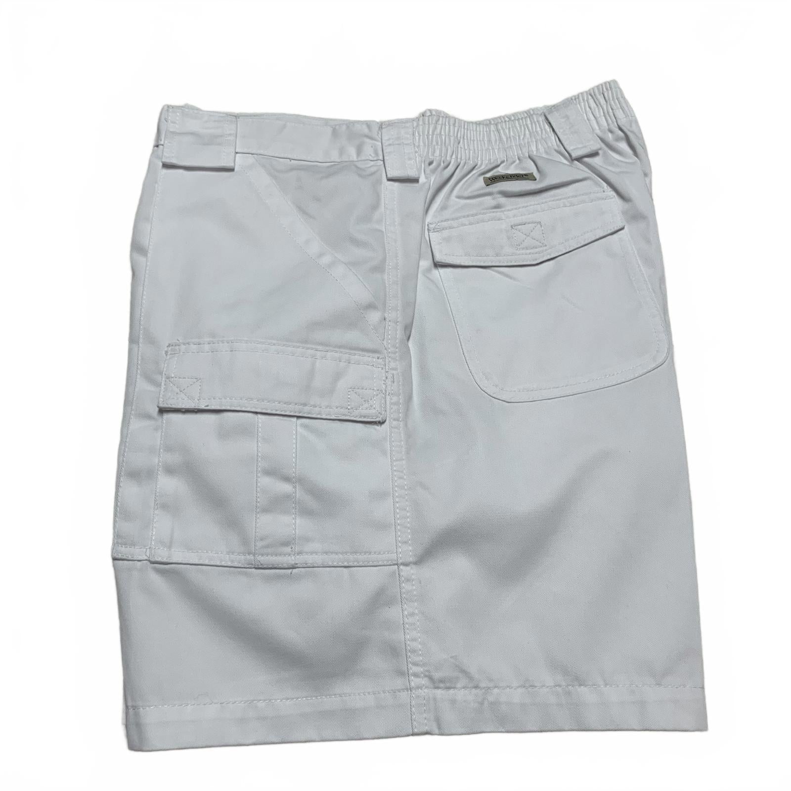 Pantalones cortos cargo de mezclilla blanca Weekender para hombre, talla 42, talla 39, para exteriores