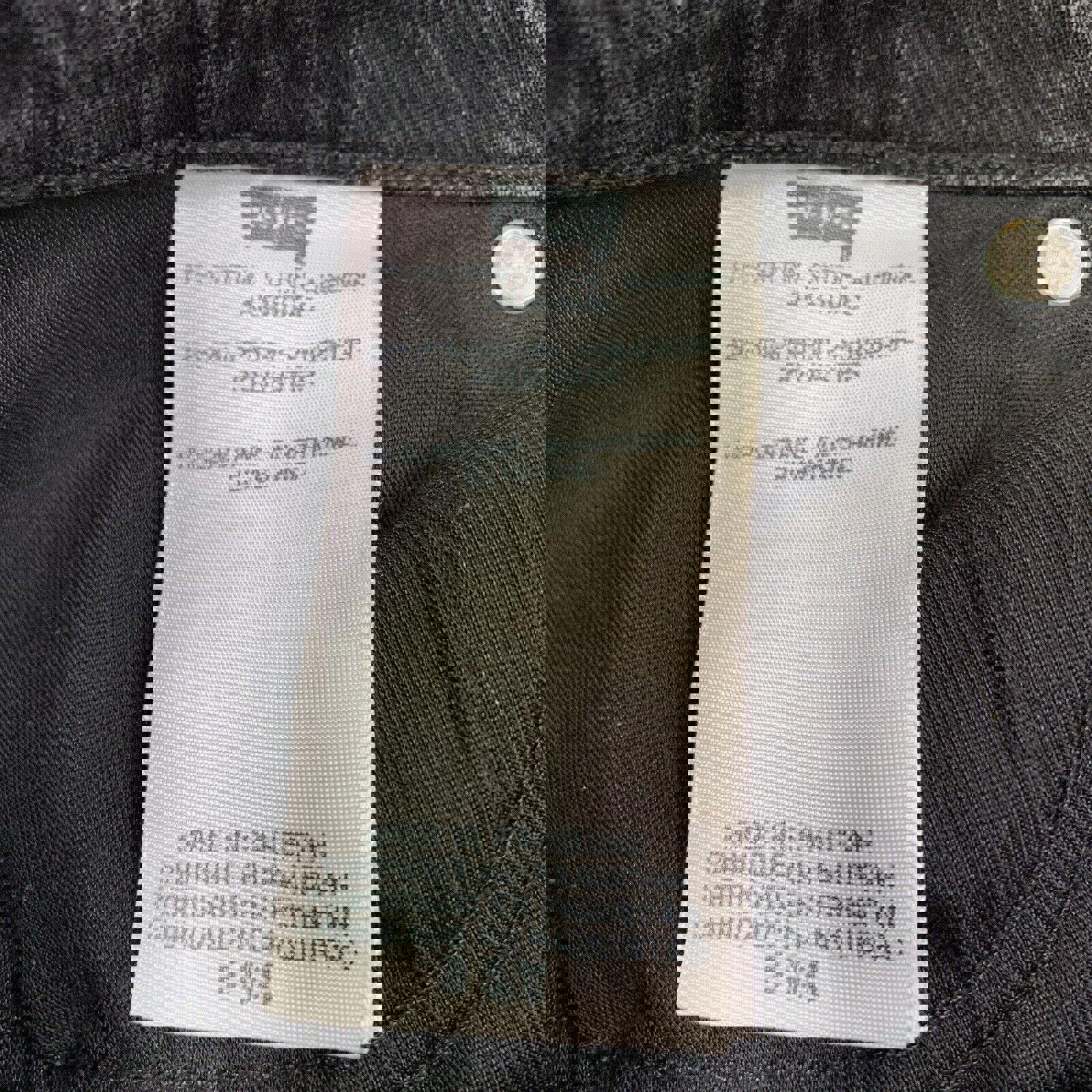 Vaqueros Levi's 524 para niñas, talla 5, negros, ajustados y elásticos.
