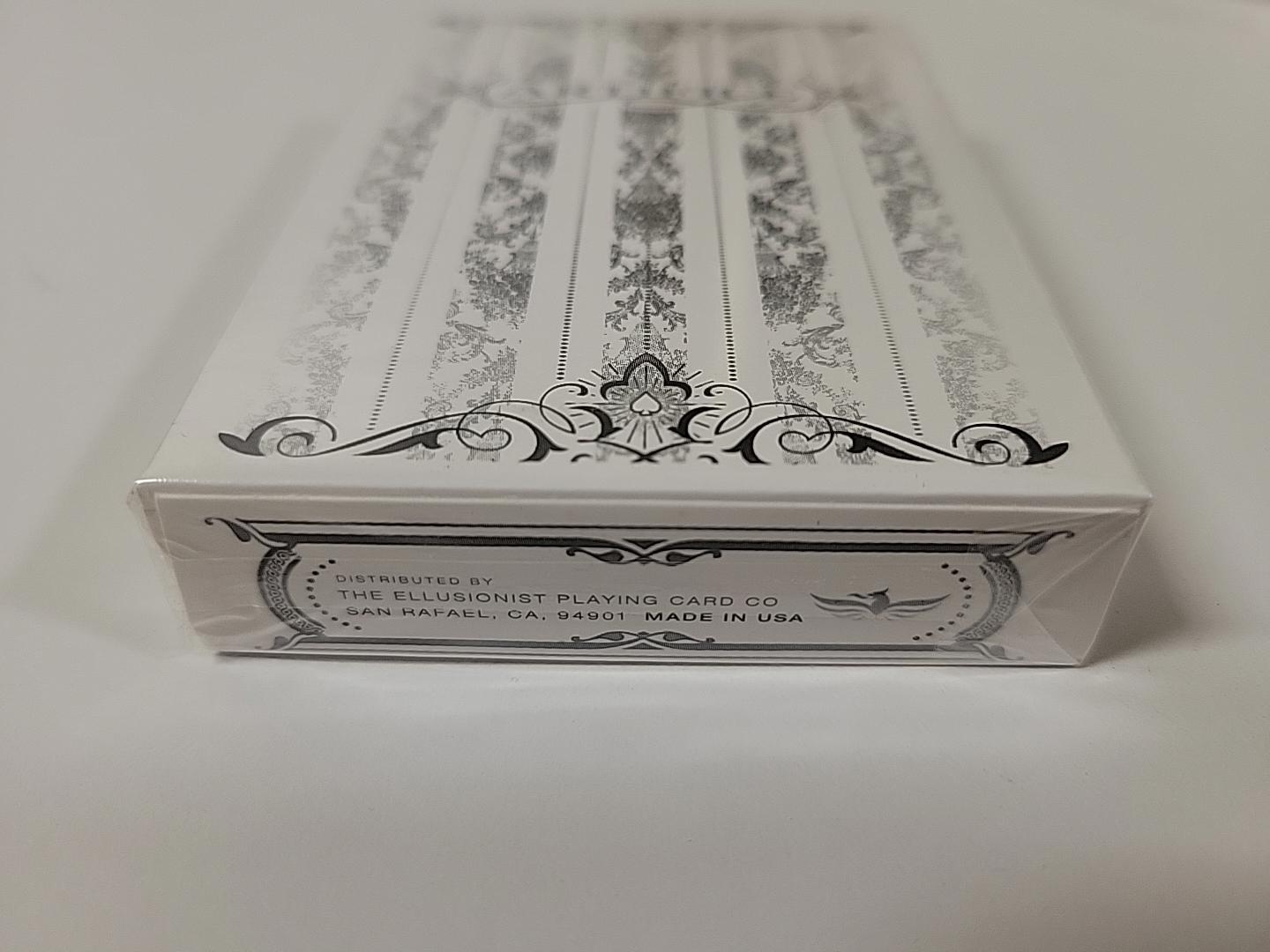 The Ellusionist Artifice Playing Cards White Black Elegant Deck