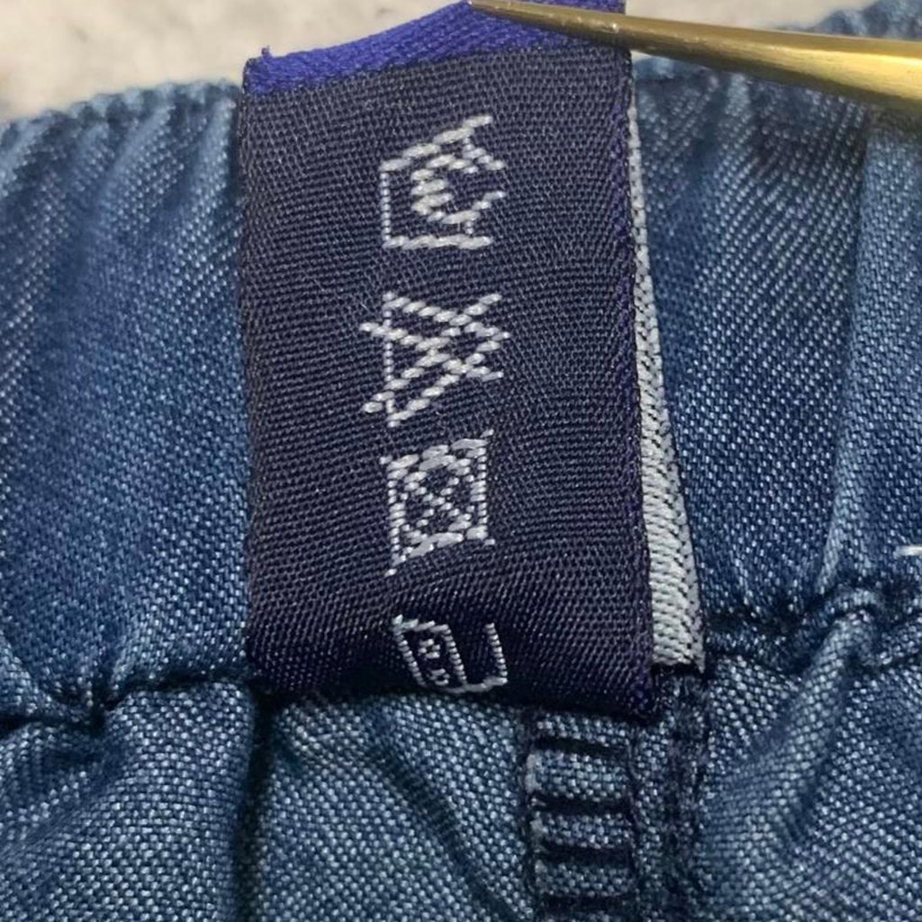 Pantalones cortos de mezclilla azul bordados Palakshi para niñas talla 8-9 años