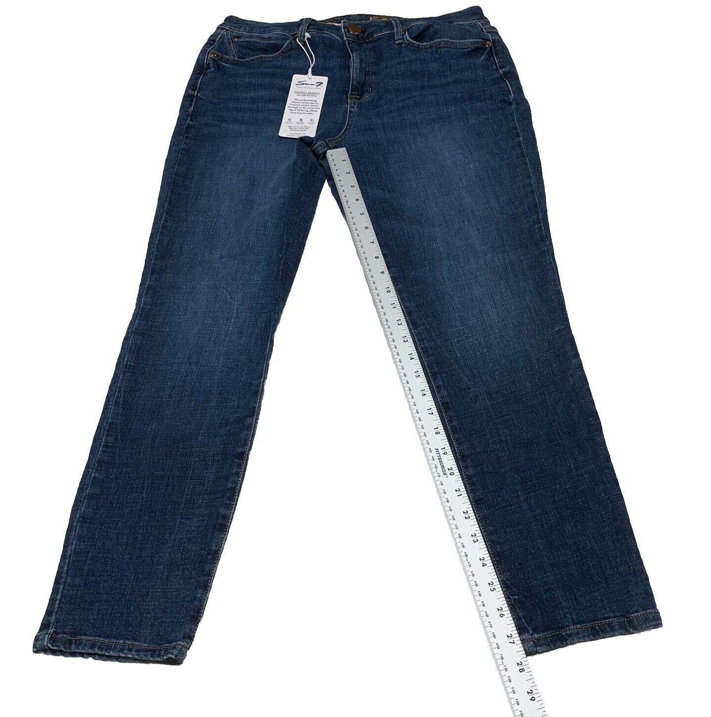 Vaqueros ajustados de tiro ultraalto Seven7 Metro