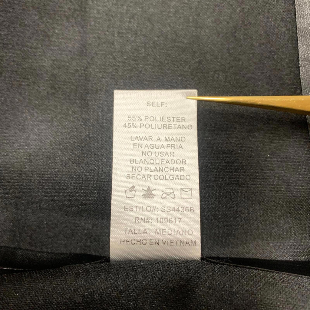 Minifalda Shinestar de piel sintética negra para mujer, talla mediana - Talla M