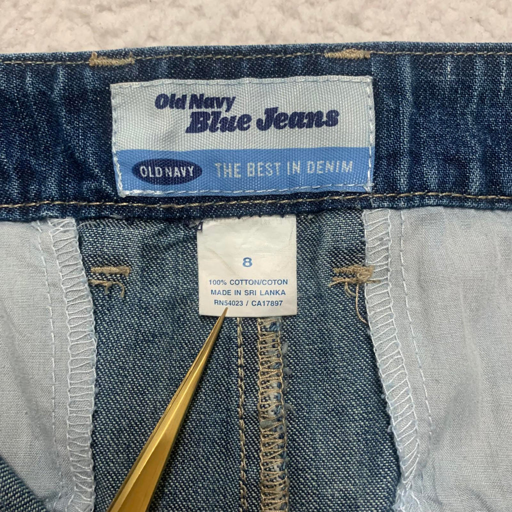 Falda vaquera larga clásica azul de Old Navy para mujer, talla 8