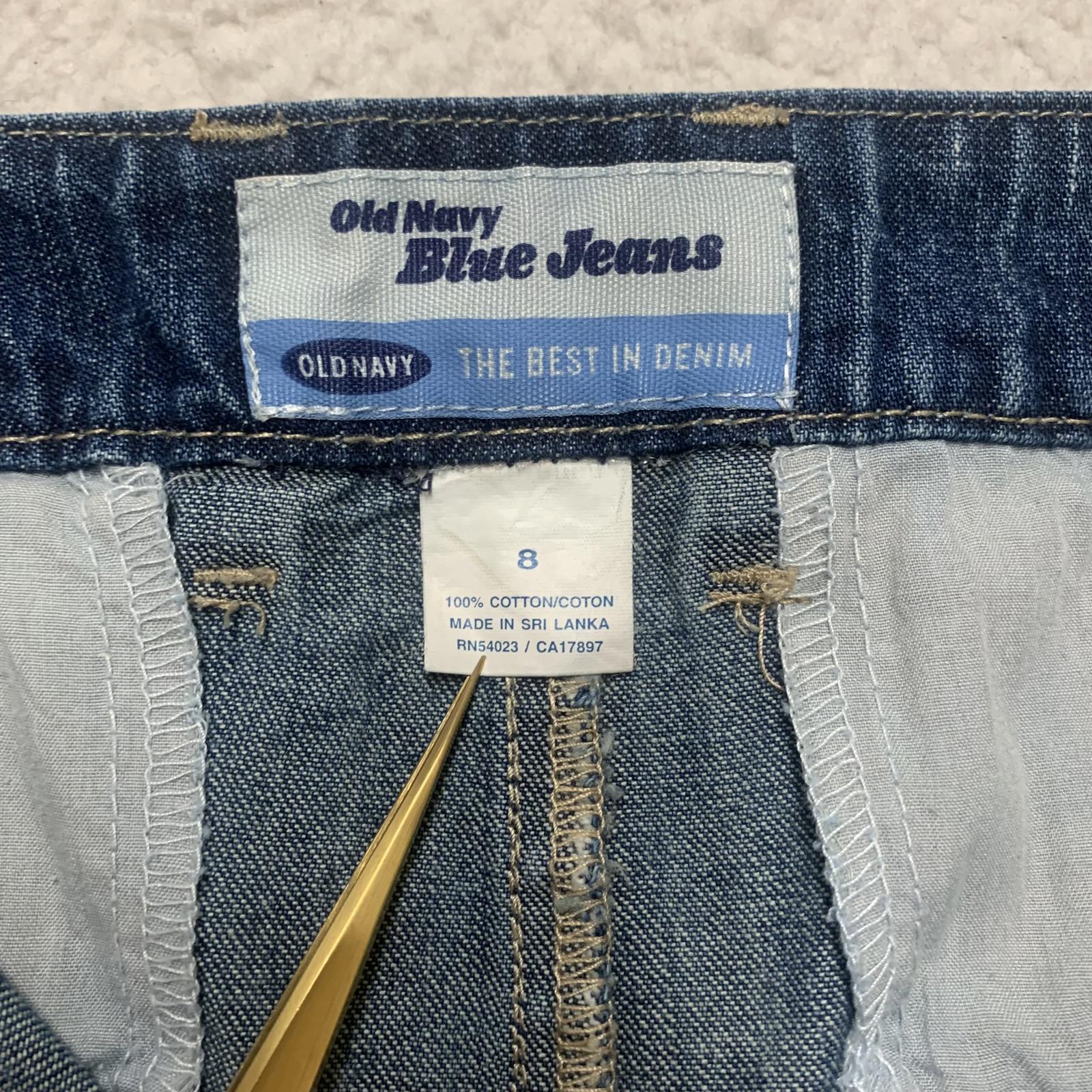 Falda vaquera larga clásica azul de Old Navy para mujer, talla 8
