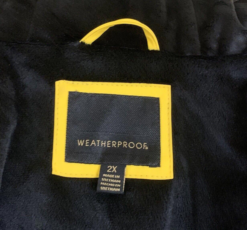 Chaqueta impermeable para hombre con diseño de girasol, talla 2XL, color amarillo, nuevo en embalaje original