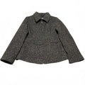 Vintage Mudd Wool Zip Up Coat  Gray  Made in Ukraine  RN 14981 Y2K Style Size M