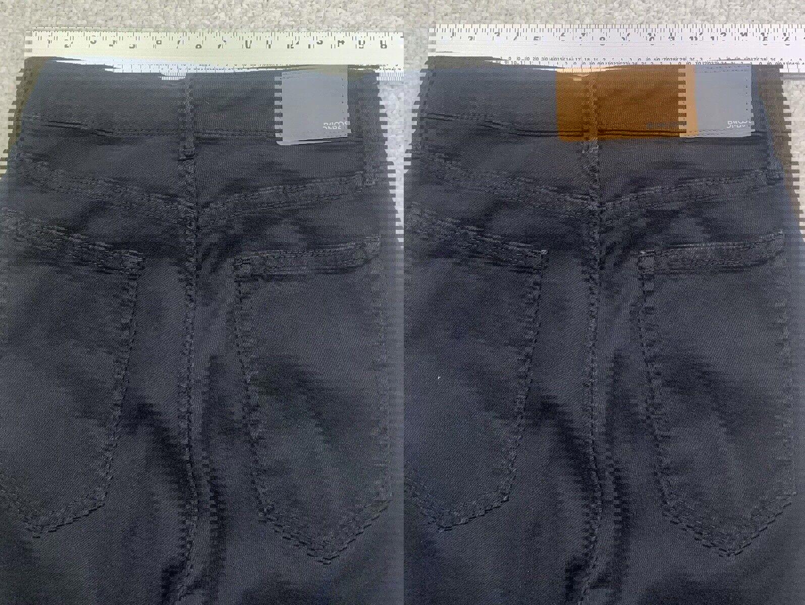 Vaqueros Bonobos para hombre, 31/30, negros, ajustados, de pierna recta y elásticos