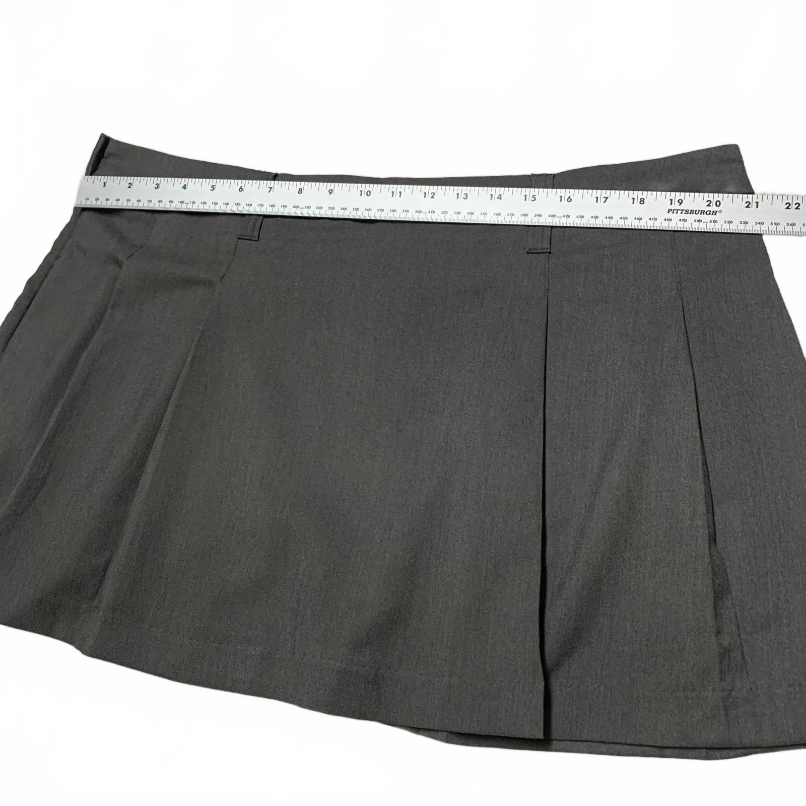 Minifalda plisada gris para mujer, talla XL, colección Conscious de H&amp;M, W42