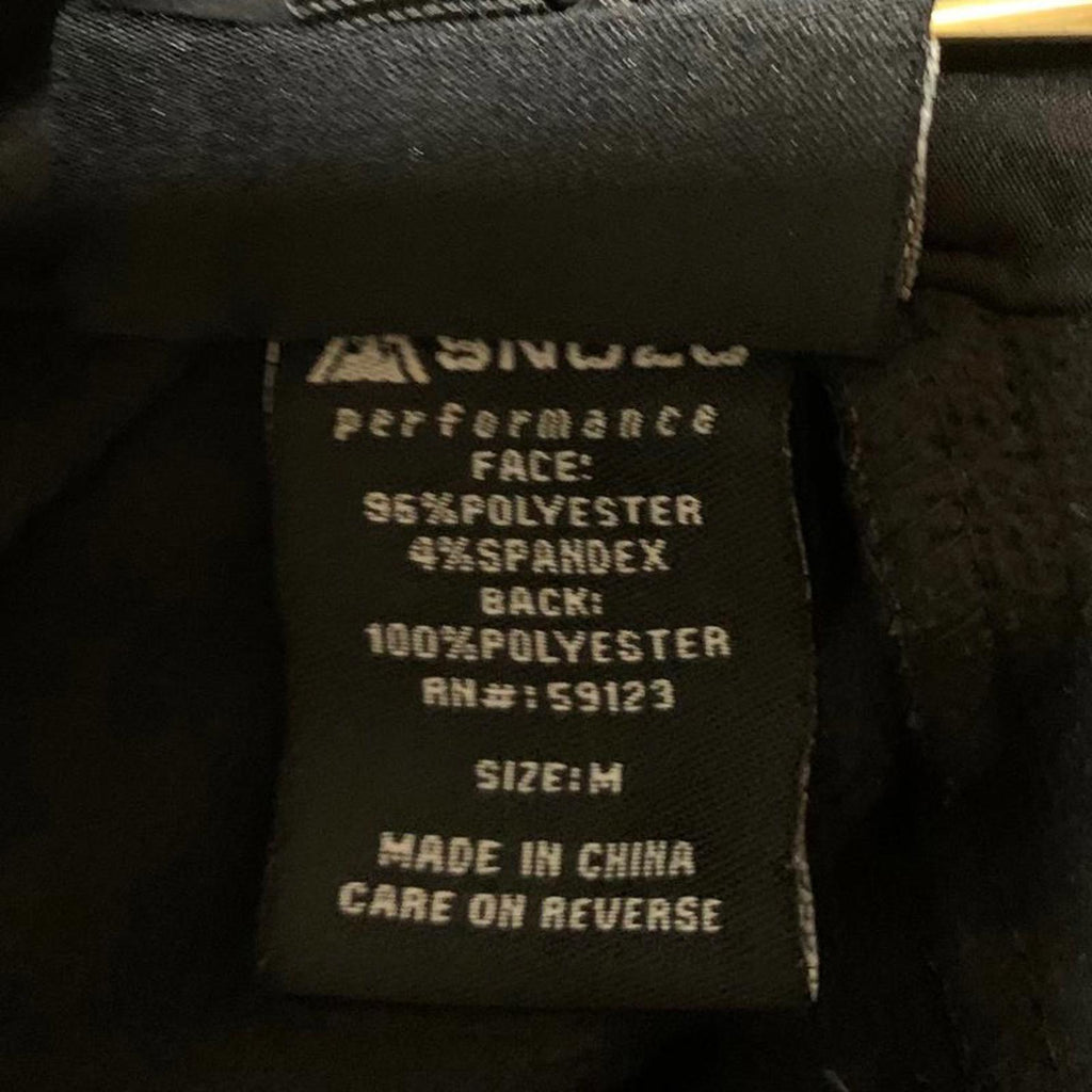 Chaqueta utilitaria negra Snozu Performance para hombre, talla M, con capucha y cremallera, 4 bolsillos