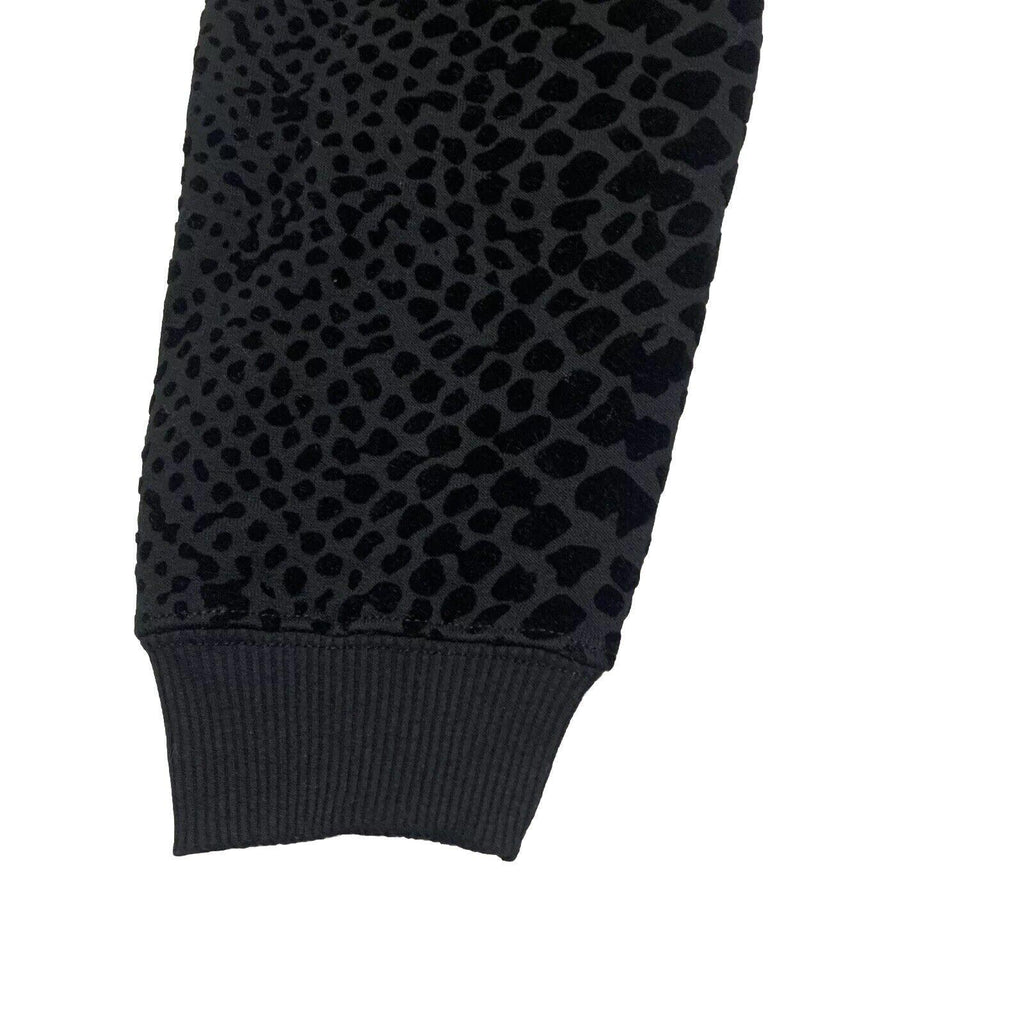 Leggings negros de talla extragrande para mujer de Dex Clothing, pantalones deportivos con estampado de serpiente y terciopelo