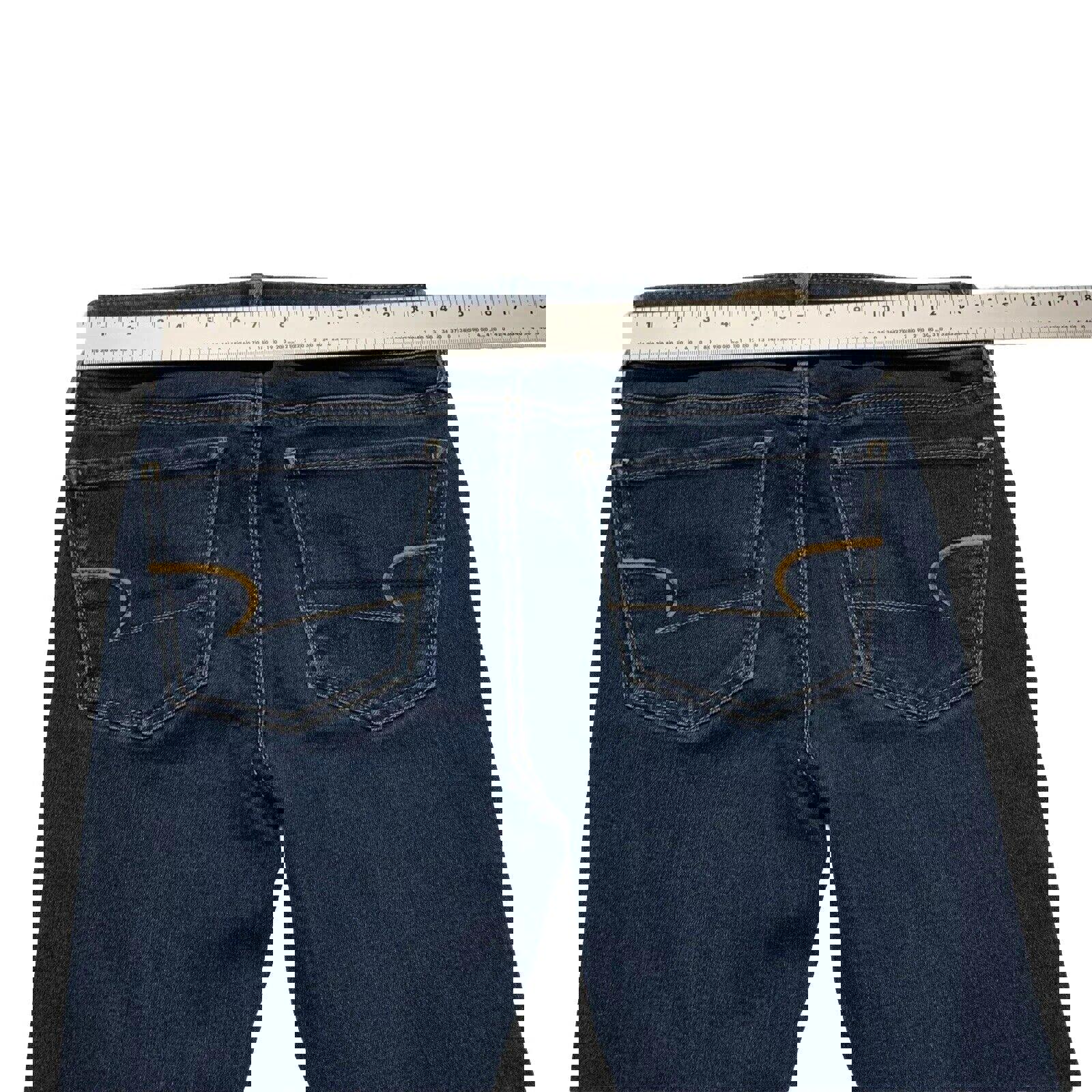 Jeggings elásticos azules para mujer de American Eagle, talla 2