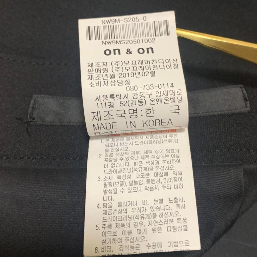 Minifalda negra de corte A para mujer de On &amp; On, talla 2