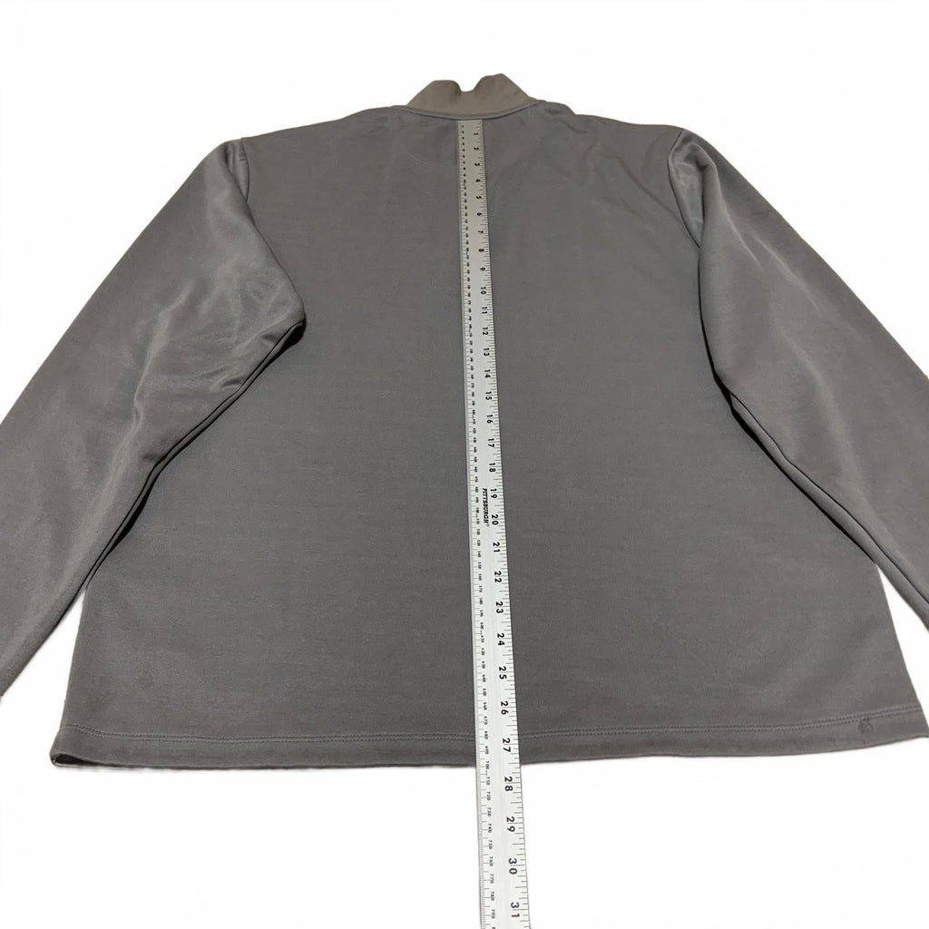 Camiseta deportiva de manga larga Alfani para hombre, talla XL, con cuello con media cremallera