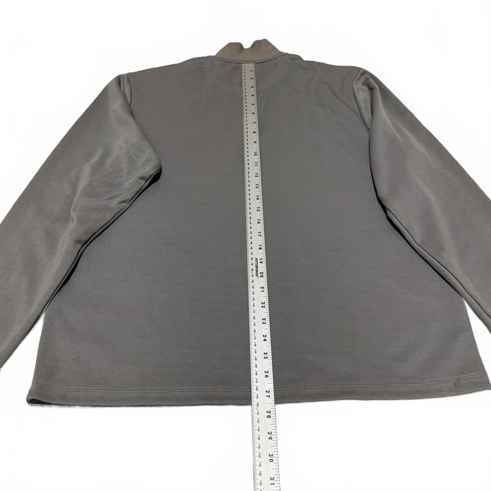 Camiseta deportiva de manga larga Alfani para hombre, talla XL, con cuello con media cremallera