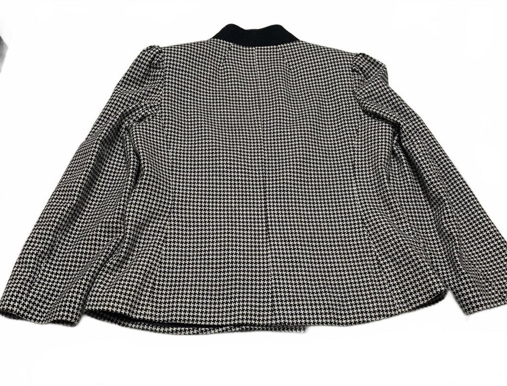 Chaqueta blazer de carrera Jacques New York Paris para mujer, talla 14 1/2, de lana, años 80, EE. UU.