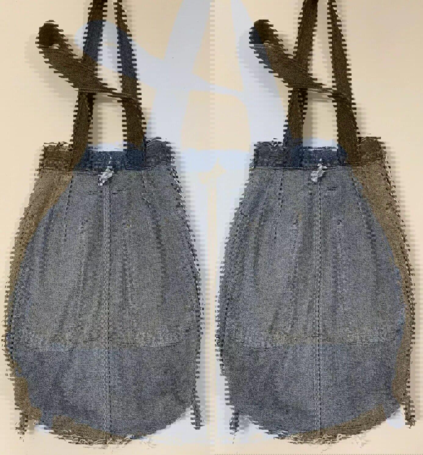 Guess Jeans Authentic Indigo Denim Tote Youth Shoulder Bag Handcrafted Vintage