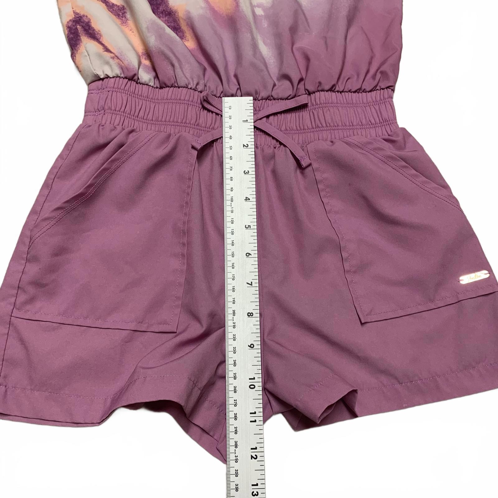 CXJ Justice - Jersey corto morado con efecto tie-dye para niña, talla mediana (10)