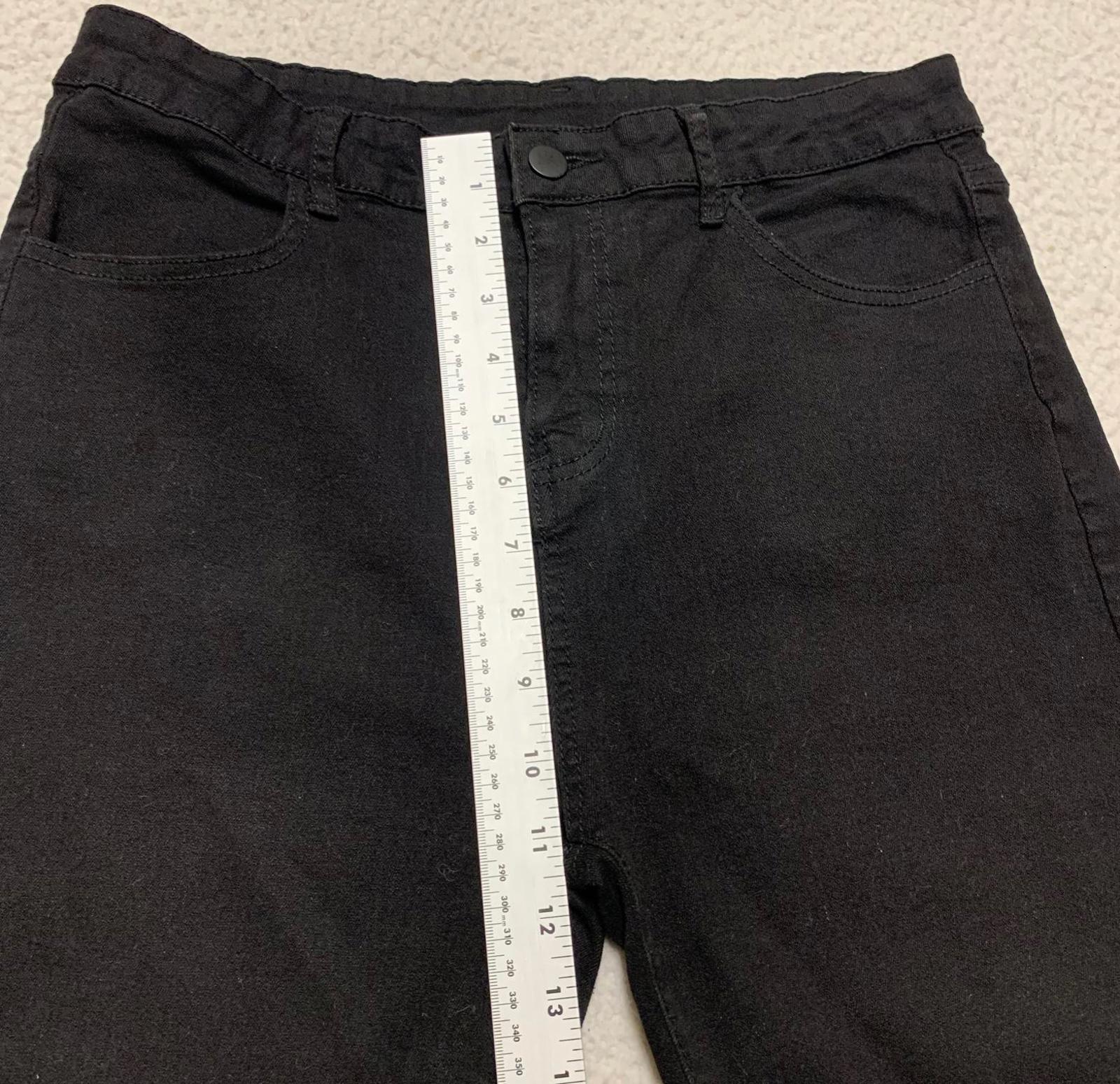 Vaqueros negros ajustados y elegantes sin marca XL W29x27.5L