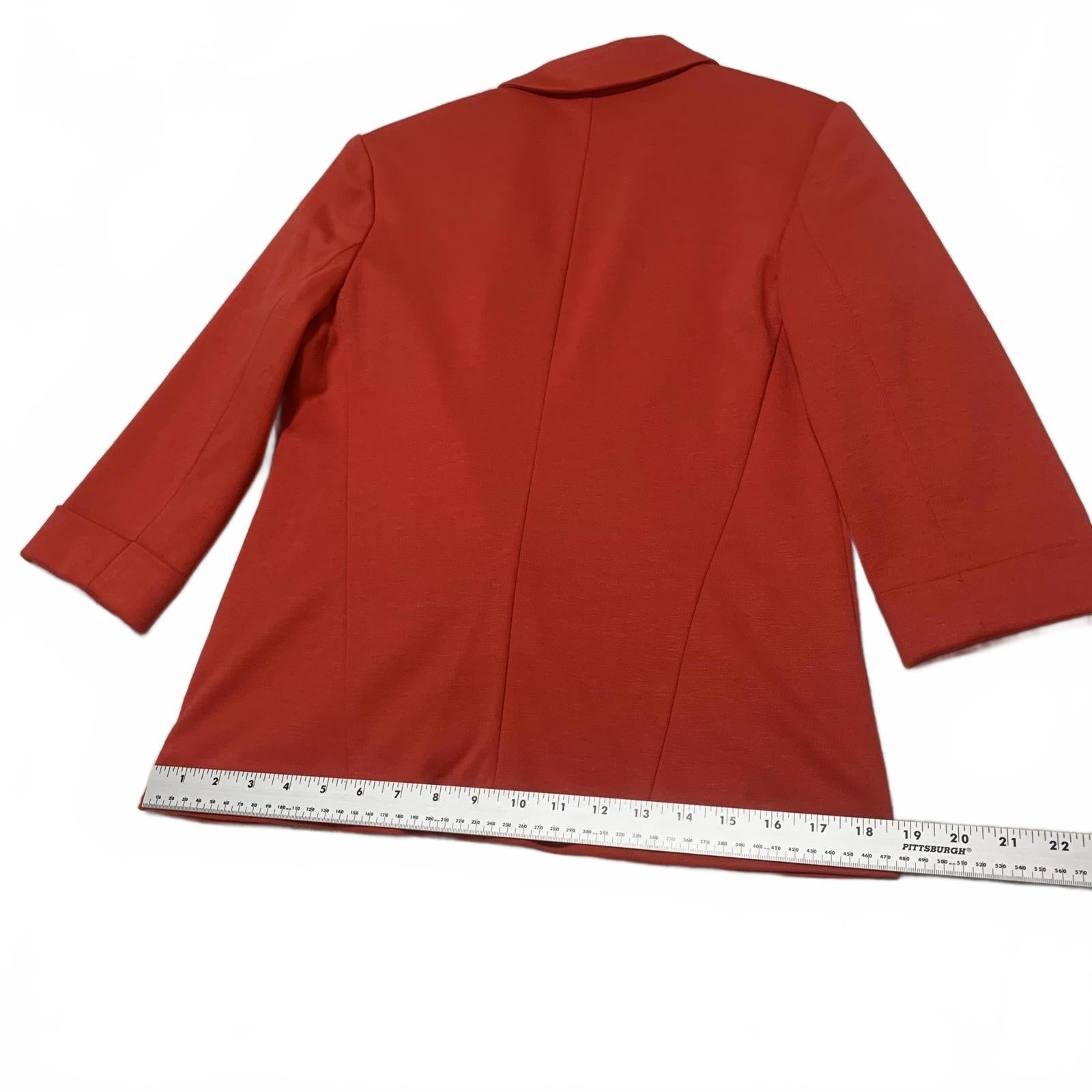 Chaqueta elástica con mangas 3/4 y abertura frontal para mujer de LC Lauren Conrad, talla 8