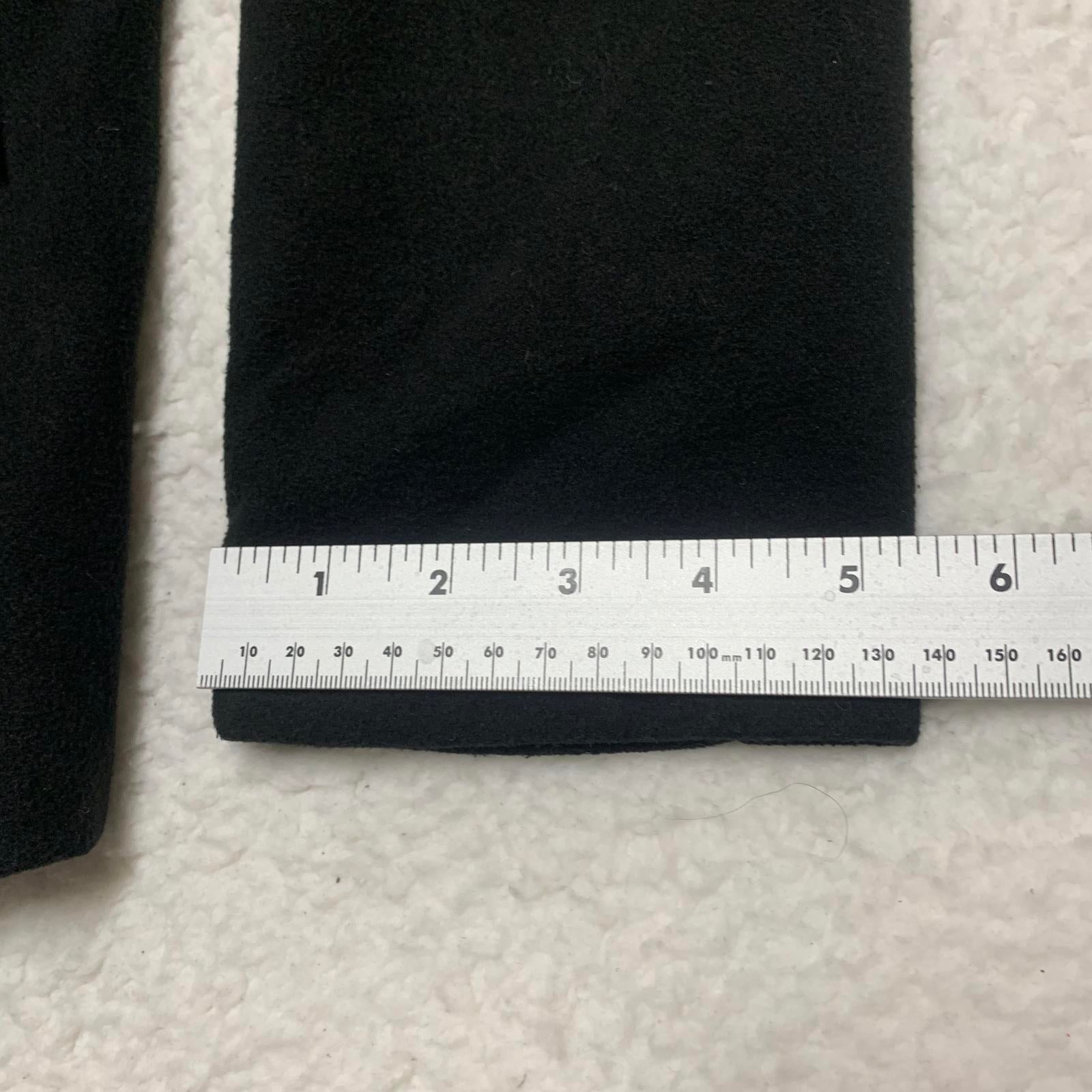 Abrigo cruzado negro Xhiliration para mujer, talla mediana