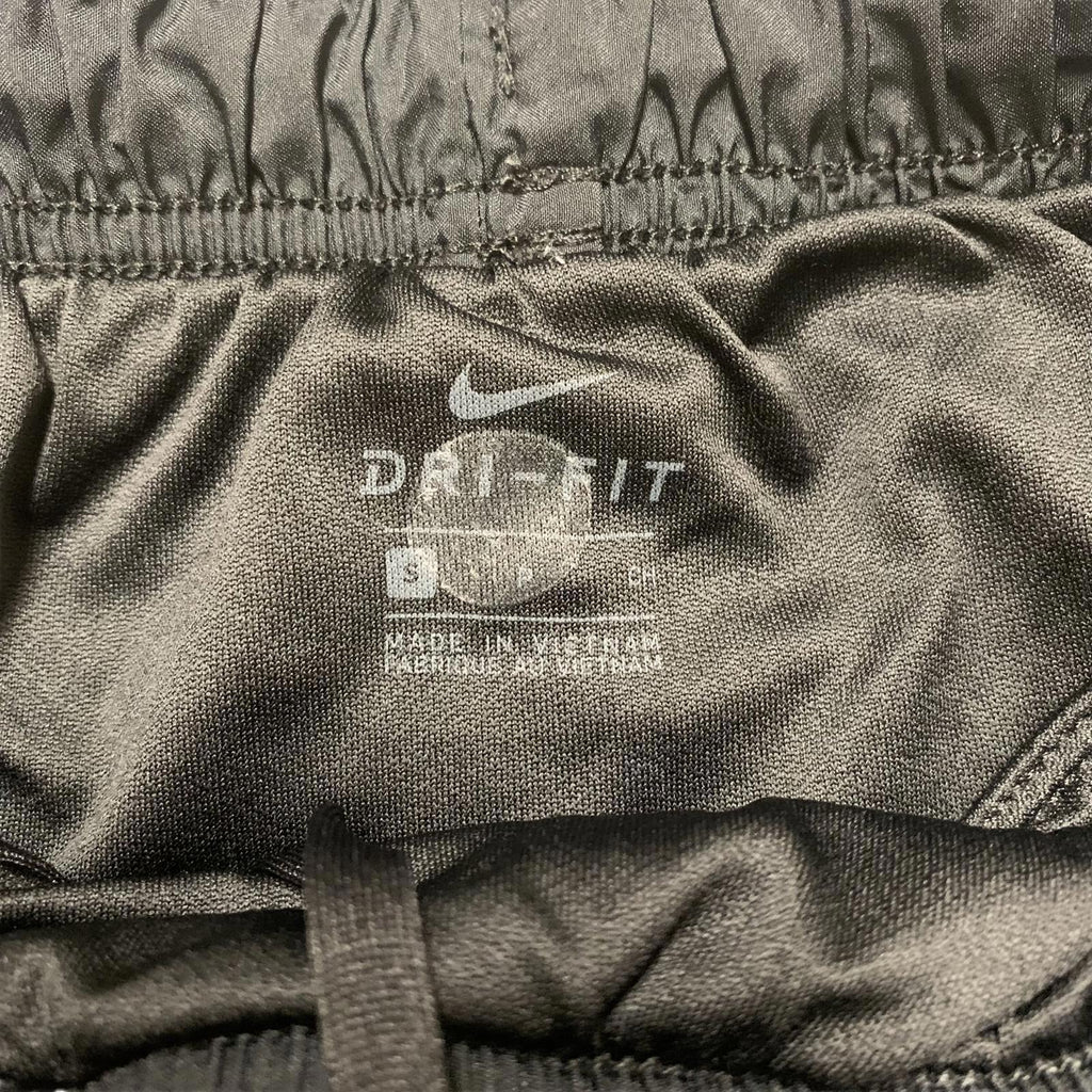 Pantalones cortos de running Nike Dri Fit para mujer, talla pequeña, ribete blanco y negro