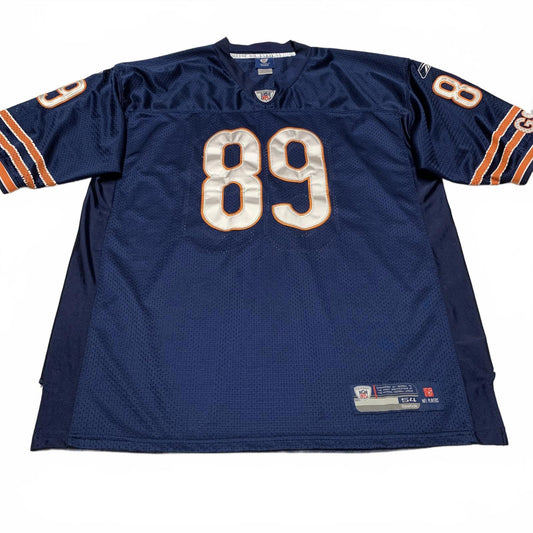 Reebok NFL Chicago Bears Mens Sz 54 Blue Mike #89 Ditka Game Jersey