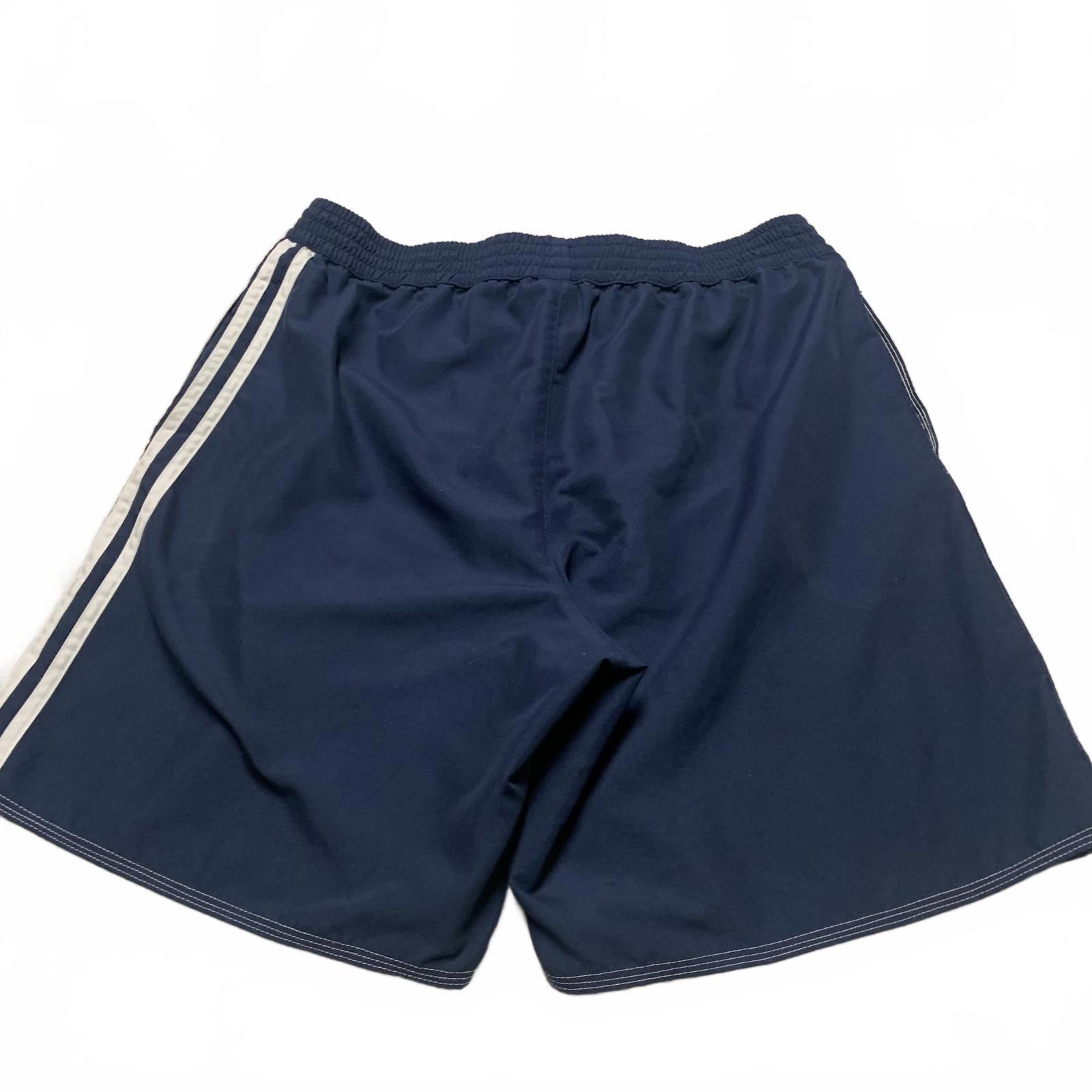 Bañador corto Adidas para hombre, talla XL, color azul marino, con forro (W33.5)