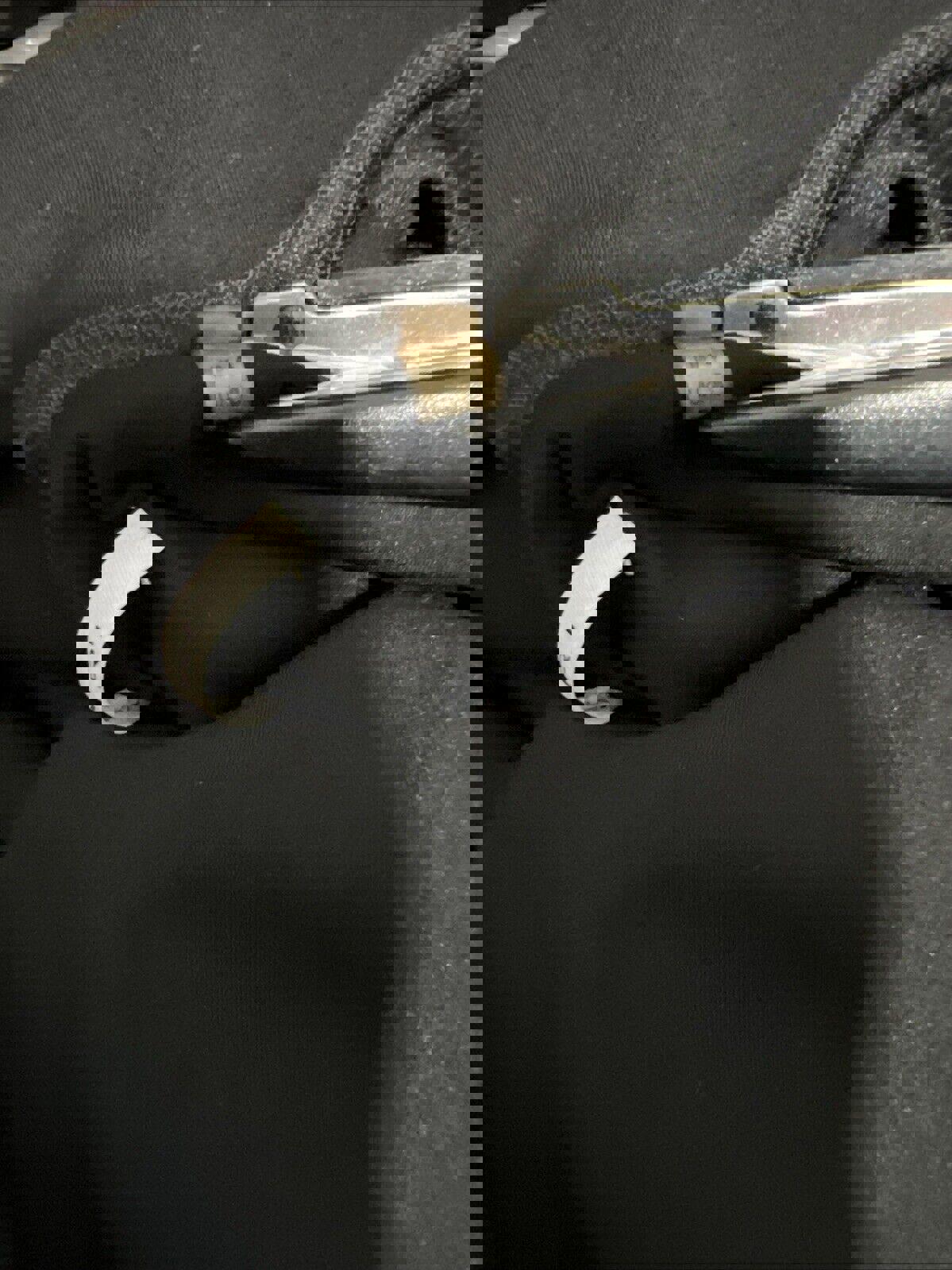 Blazer de punto Tahari de doble textura para mujer, talla 4, negro y gris