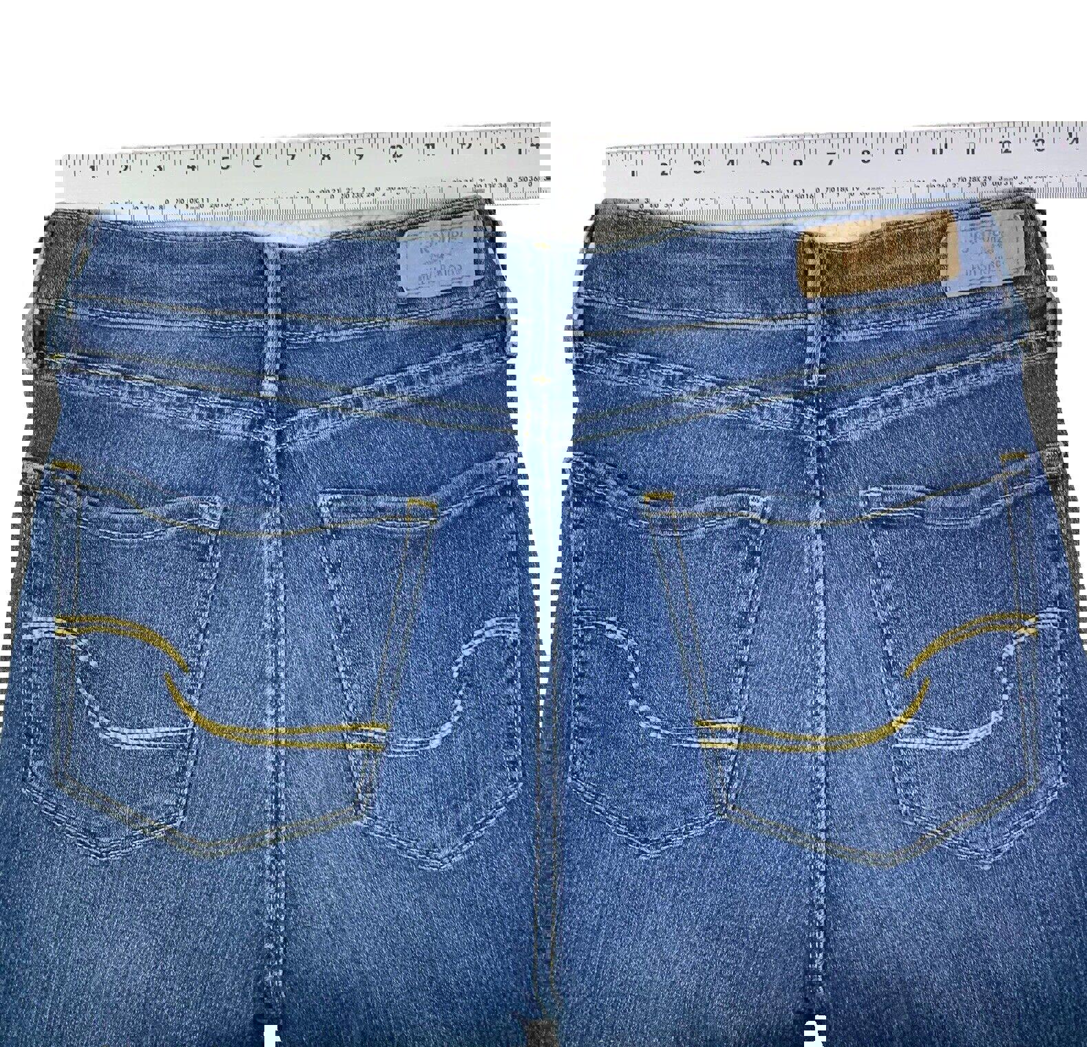 Vaqueros Levi Strauss Signature para niña, azul, talla 4, talla M, ancho 27, largo 30