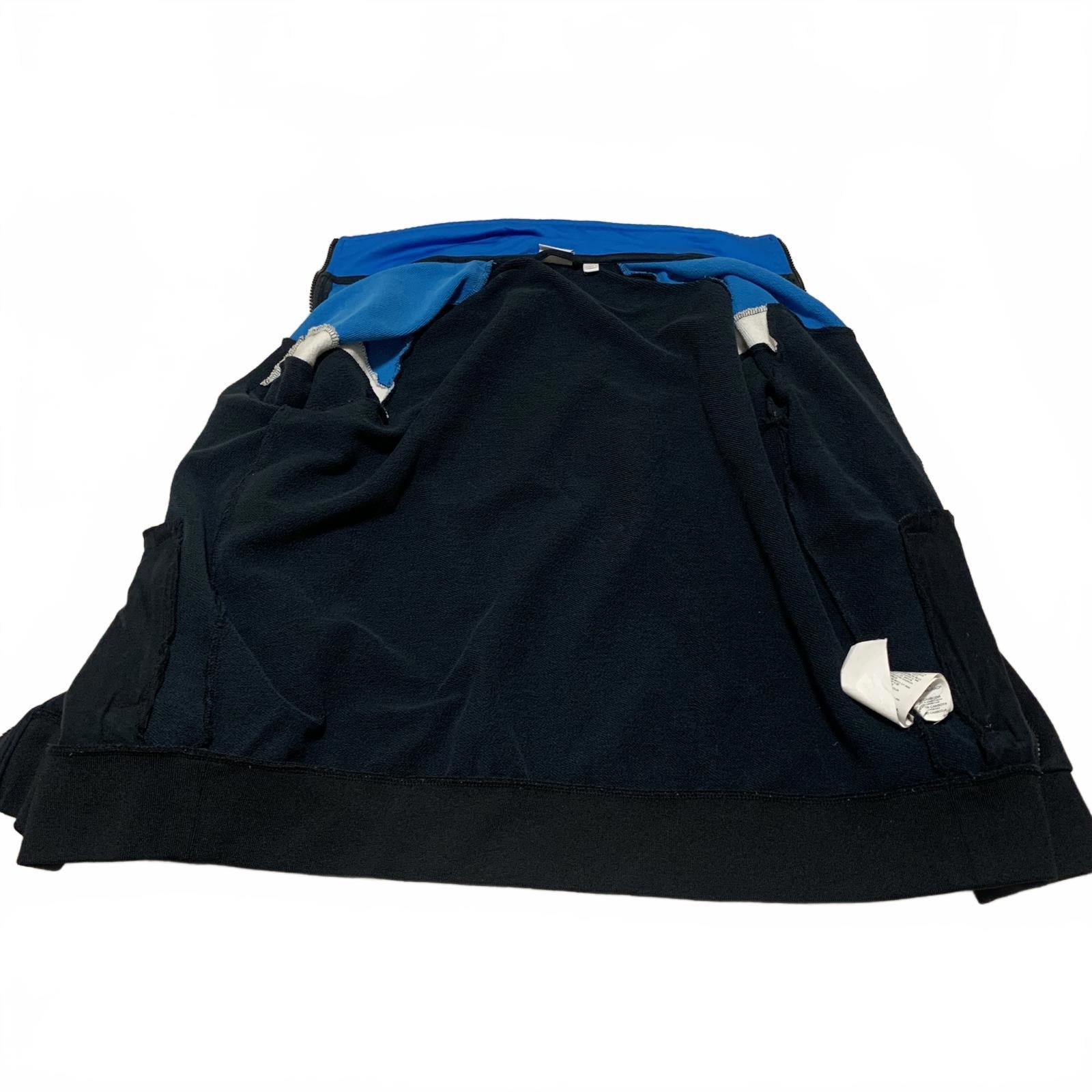 Chaqueta deportiva Puma para hombre, talla L, color negro y azul rey, con cremallera