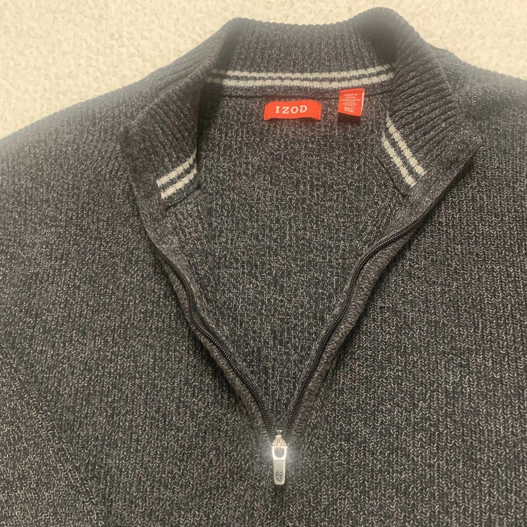 Suéter de cuello alto IZOD para hombre, talla 3XLT, parte superior con cremallera de 1/4