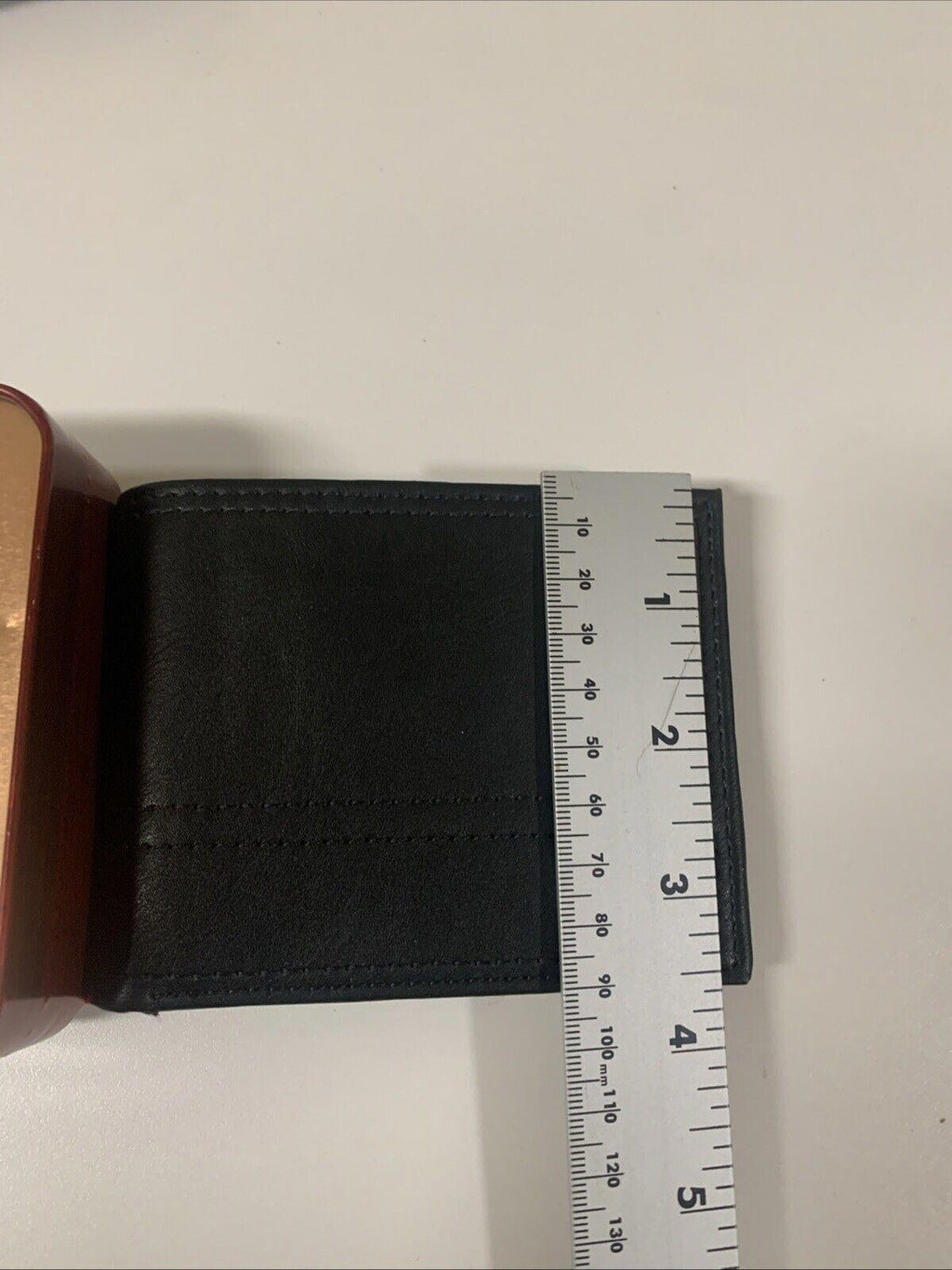 Levi's Men's Black Wallet RFID Identity Theft Protection Stitched