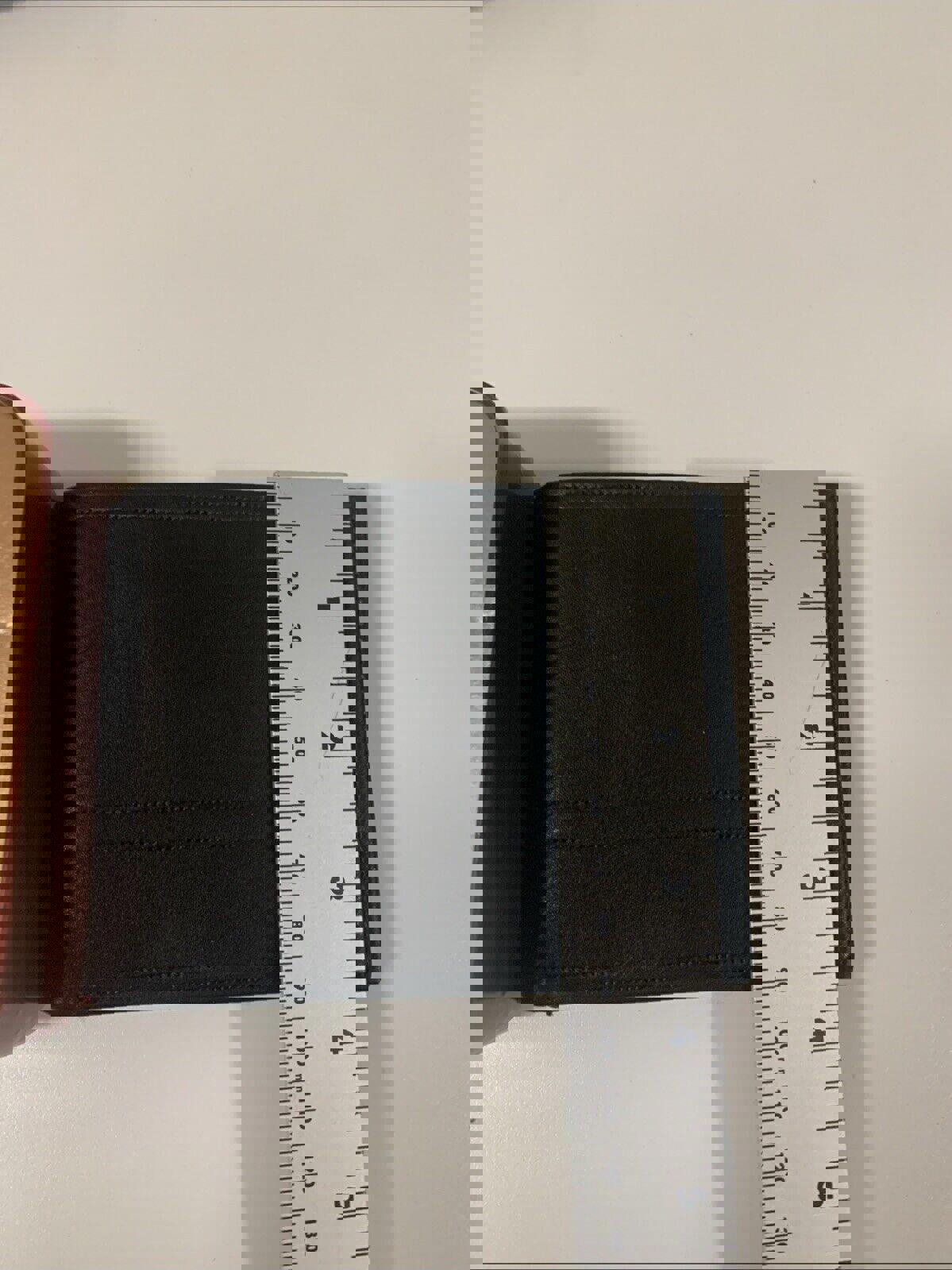 Levi's Men's Black Wallet RFID Identity Theft Protection Stitched