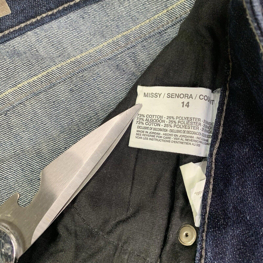 Nine West Vintage Jeans America Boho Women's 14/32 Dark