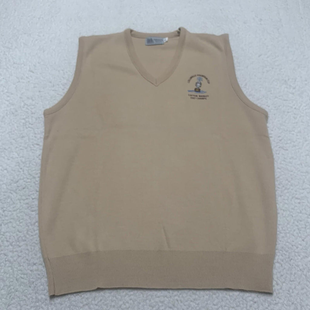 Chaleco VTG 87 McDonald's Fountain Cup Champs para hombre XL Franklin Mills Dayton Mkt